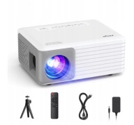 DB101 Mini Projektor AKIYO WiFi Bluetooth 1080p Kino Domowe HDMI USB Statyw