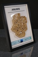 Obraz na ścianę ,biurko w ramce CS 2 counter strike 2 ANUBIS druk 3D