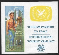Indonezja xx D465 turystyka taniec sztuka MNH VF