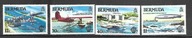 BERMUDY - 200 lat lotnictwa - samoloty - sterowiec 1993 ** Mi 430-3 (1989)
