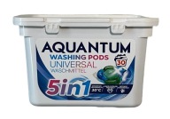 AQUANTUM MOCNE KAPSUŁKI DO PRANIA UNIWERSALNE 30 sztuk 5 w 1