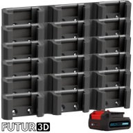 Uchwyt potrójny na akumulator Erbauer 12V EXT DualVolt z blokadą