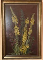 Martwa natura z kwiatami – olej na płótnie