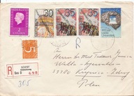 HOLANDIA NIEDERLANDE NEDERLAND -koperta -obieg do KRYNICA ZDRÓJ -1975 rok