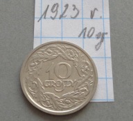 10 groszy z 1923 roku , II RP