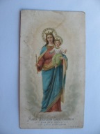 OŚWIĘCIM MATKA BOŻA WSPOMOŻENIA WIERNYCH przedw. ŚW. OBRAZEK-CEGIEŁKA 1898