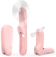 Wentylator mini ręczny USB-C składany kompaktowy Koonie różowy