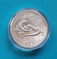 Srebrna moneta Jaszczurka zielona 20 zł z 2009 r.