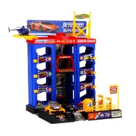 Parking samochodowy 4-poziomowy | garaż winda myjnia auta helikopter