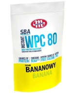 MLEKOVITA SBA WPC 80 700G BANAN KONCETRAT BIAŁEK SERWATKOWYCH