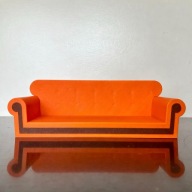 FRIENDS KANAPA SOFA DLA FIGUREK Z MCDONALDS PRZYJACIELE ( PODSTAWKA )