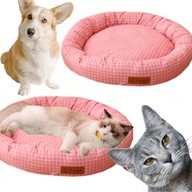 LEGOWISKO DLA PSA KOTA KOJEC MIĘKKA PODUSZKA KANAPA MATERAC KOLOR RÓŻOWY