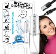 IRYGATOR DO ZĘBÓW BEZPRZEWODOWY DENTYSTYCZNY MOCNY 8 DYSZ 3 TRYBY HEELLY