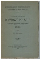 Wit Korczewski - Rozmowy polskie łacińskim językiem przeplatane 1553 1889