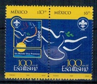 Meksyk 2007 Znaczki 3319-20 ** harcerstwo