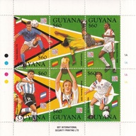 Gujana 1994 ** cena 7,60 zł kat.5€- sport, piłka nożna