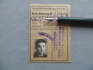 WROCŁAW LEGITYMACJA KARTA AKADEMICKA KOMUNIKACJA POLITECHNIKA WROCŁAW Prl