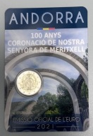 2 euro Andora 2021 Meritxell MENNICZA!!!