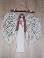 Pamiątka anioł makrama