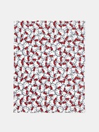 Koc Hello Kitty licencja 130x160 cm biało-czerwony miękki dziecięcy