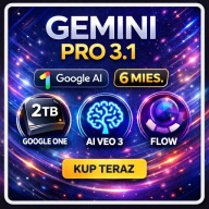 GEMINI PRO 3.1 + VEO3 | 6 MIESIĘCY | KONTO PRYWATNE | SZYBKA DOSTAWA
