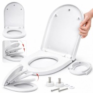 DESKA SEDESOWA WC WOLNOOPADAJĄCA + NAKŁADKA DLA DZIECI SZYBKI MONTAŻ 2W1