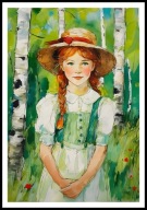 A2 OBRAZ PLAKAT ANIA Z ZIELONEGO WZGÓRZA ANIA SHIRLEY, LUCY MAUD MONTGOMERY
