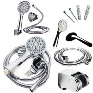 ZESTAW PRYSZNICOWY SŁUCHAWKA Z WĘŻEM + UCHWYT OSZCZĘDNA Z HYDROMASAŻEM