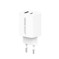 ZESTAW | SZYBKA ŁADOWARKA SIECIOWA USB TYPE-C + KABEL TYPE C | PD20W 3000mA