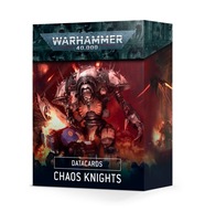 Warhammer 40000 CHAOS KNIGHTS Datacards Games Workshop