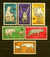 CZECHOSŁOWACJA** Praskie ZOO Mi 1335-40