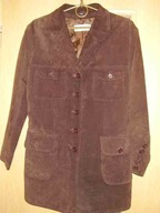 KURTKA skóra zamsz M 38 40