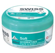 Swiss Image Miękki, nawilżający krem do twarzy i ciała, lekki, nawilżający
