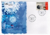 Turcja 2022 FDC Znaczek 4689 wirus medycyna lekarze zdrowie pandemia