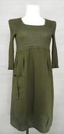 Sukienka damska len khaki Dalia R.40