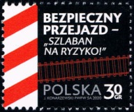 znaczek 5059 Bezpieczny przejazd - „Szlaban na ryzyko!”