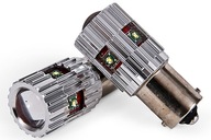 BA15S Żarówka P21W 5 LED CREE 25W Biała 12V