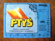 Etykieta oranżada napój Dębica