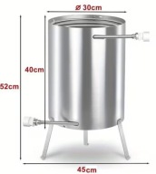 Podgrzewacz basenowy stal nierdzewna opałowy do drewna