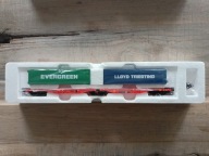 Wagon kontenerowy Wascosa Sggrmss 90 Mehano 58600 H0