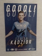 Zdjęcie 10x15 autograf Piast Gliwice Gol Damian Kądzior sezon 2023/24