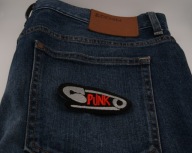 Naszywka Haftowana PUNK Agrafka – 10 x 4 cm