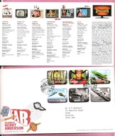 Anglia 2011 FDC +INFO 6zn. st.Slough, literatura film komiks Gerry Anderson