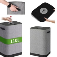 KOSZ NA PUSTE BUTELKI PLASTIKOWE ZWROTNE KAUCYJNE TORBA POJEMNIK DUŻY 110L