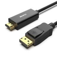 KABEL DISPLAYPORT NA HDMI 0,9 M BENFEI POZŁACANY FULL HD 60HZ