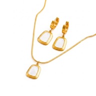 Elegancki komplet biżuterii ze stali chirurgicznej ZSTB06 316L