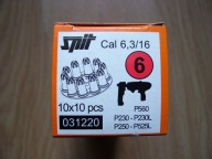 NABOJE ŁADUNKI WKŁADY DO OSADZAK SPIT 6,3/16 CZERWONE W MAGAZYNKACH