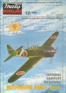 Mały Modelarz 12/2000 samolot Mitsubishi A6M2 Zero