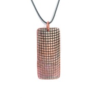 Wisiorek z miedzi. Wężowa skórka No2. Ręczna praca.