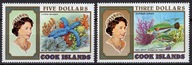 **806 COOK ISLANDS 1393-94 = 16E - KORALOWCE